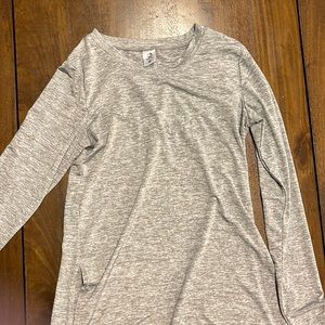 Senita Long Sleeve - Silver with side slits
